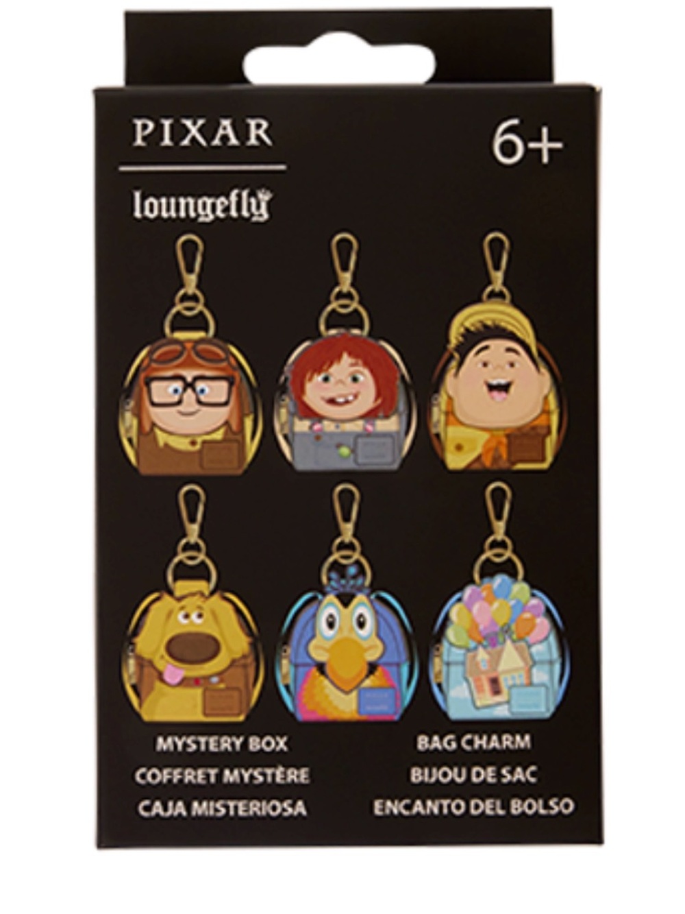 Open Box - Pixar Loungefly Mystery Box Bag Charm - Carl